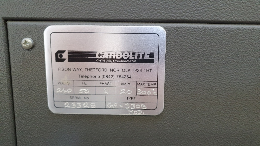 Carbolite Oven